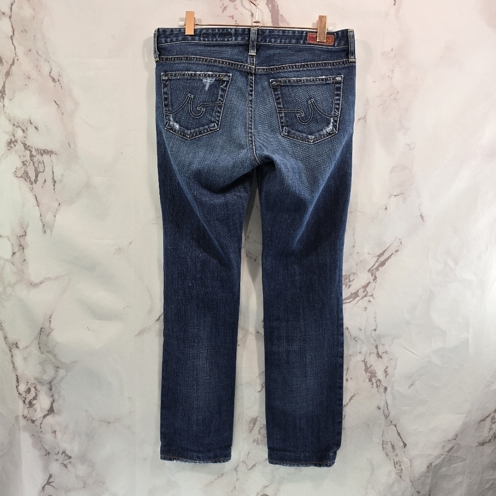 AG Adriano Goldschmied Jean Womens 28 Premiere Skinny Straight Y2K Mid Rise Vtg